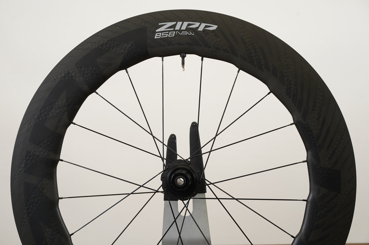 Zipp 858 NSW Cognition Carbon Tubeless Clincher Disc Brake Wheelset 11 Speed