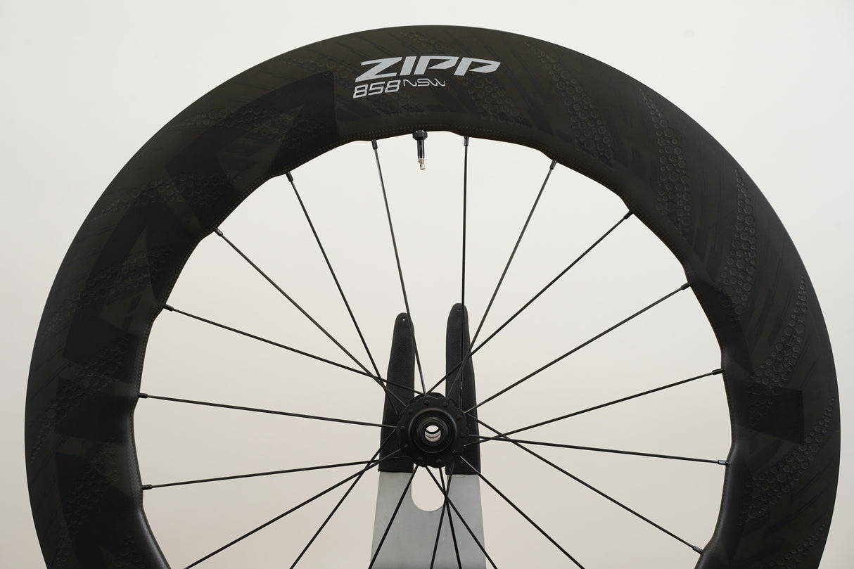 Zipp 858 NSW Cognition Carbon Tubeless Clincher Disc Brake Wheelset 11 Speed
