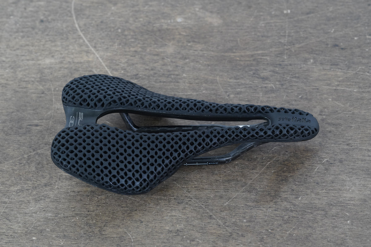 145mm Selle Italia SLR 3D Carbonio Superflow Boost Carbon Rail Road Saddle 172g