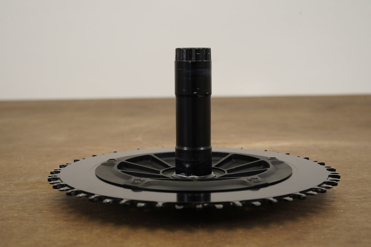 56T BB30 PCD Classic 1x Chainring + Spider + Spindle For Rotor Direct Mount
