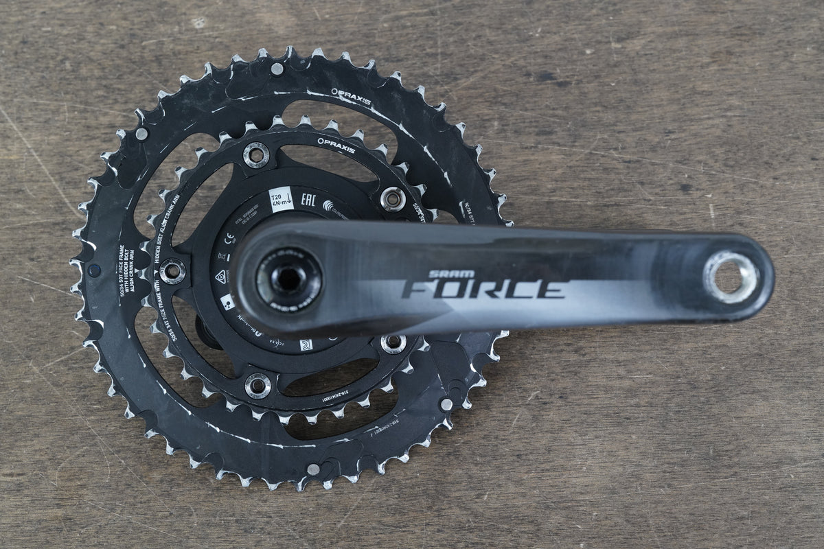 172.5mm 50/34T GXP SRAM Force AXS D1 Quarq DZero Power Meter Crankset 810g