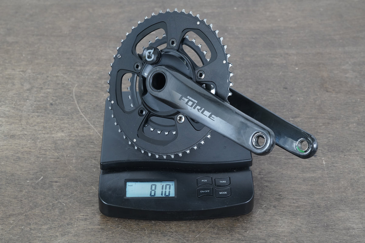 172.5mm 50/34T GXP SRAM Force AXS D1 Quarq DZero Power Meter Crankset 810g