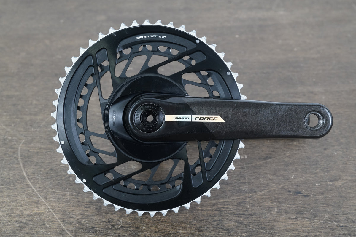 165mm 50/37T DUB SRAM Force AXS D2 12 Speed Road Crankset 715g