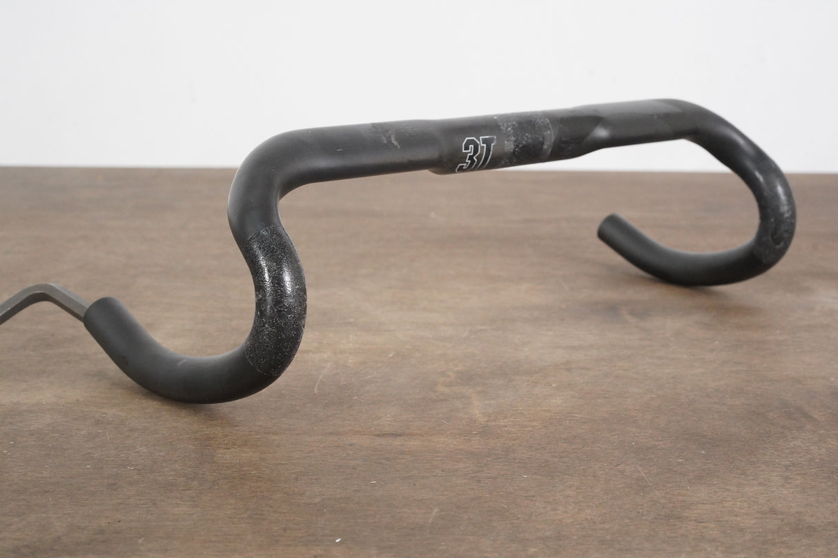 42cm 3T Ergonova Team Stealth Carbon Compact Road Handlebar 31.8mm