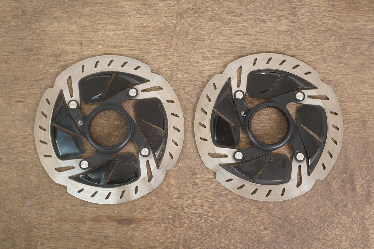 (2) 140mm Shimano Dura-Ace SM-RT900-SS Center Lock Disc Brake Rotors