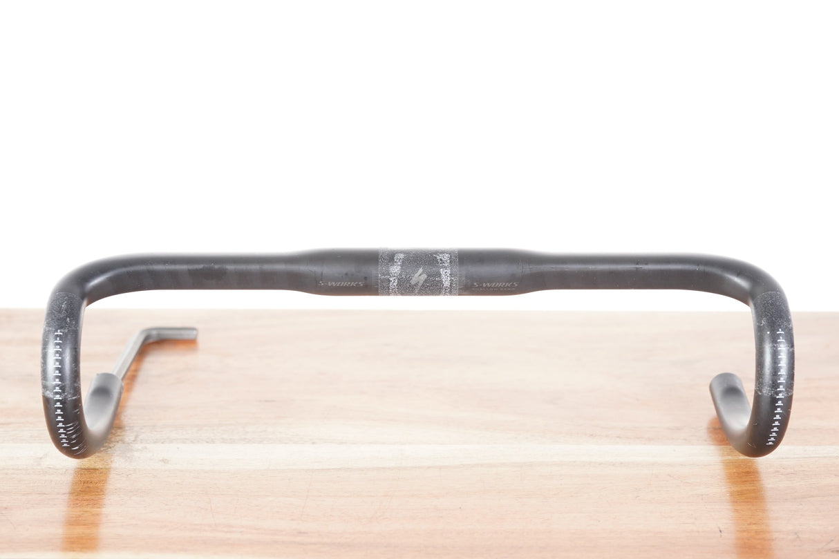 44cm Specialized S-WORKS Shallow Bend Carbon Compact Road Handlebar 31.8mm