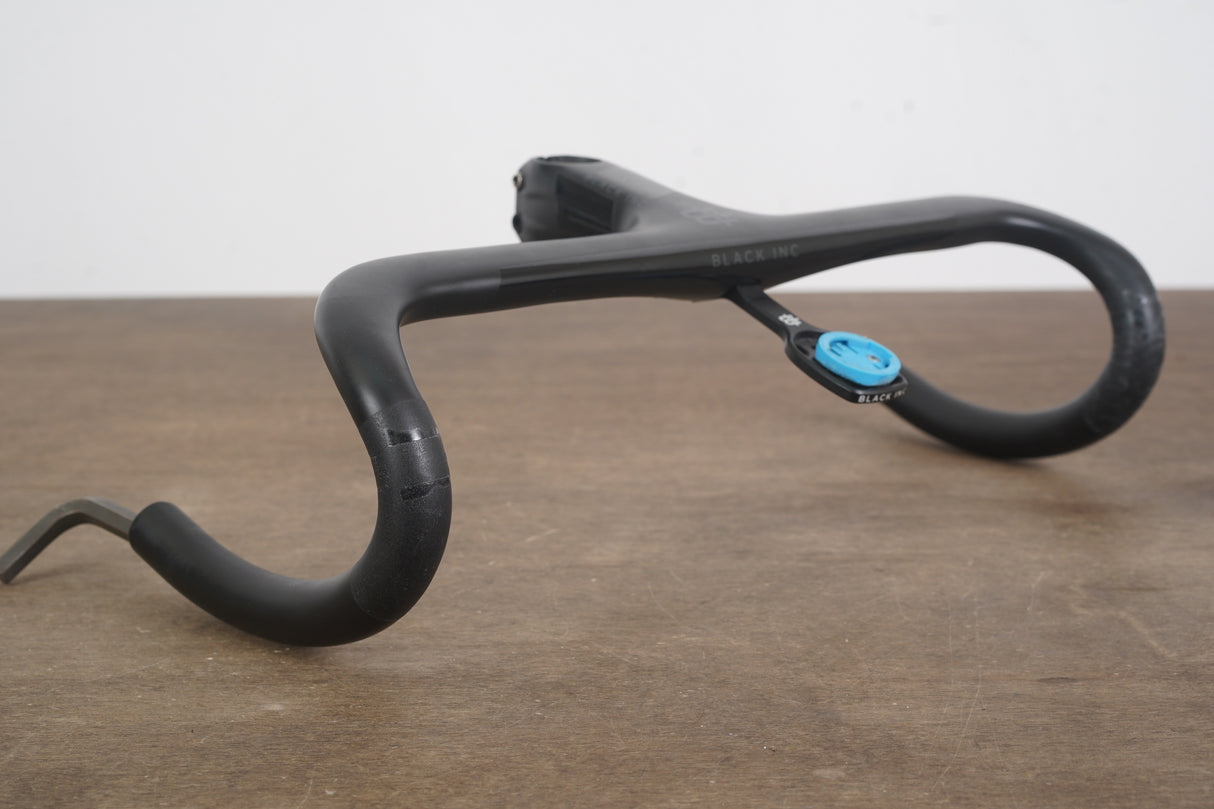 42cm 100mm -6 Degree Black Inc. Carbon Barstem Handlebar + Mount 1 1/8"