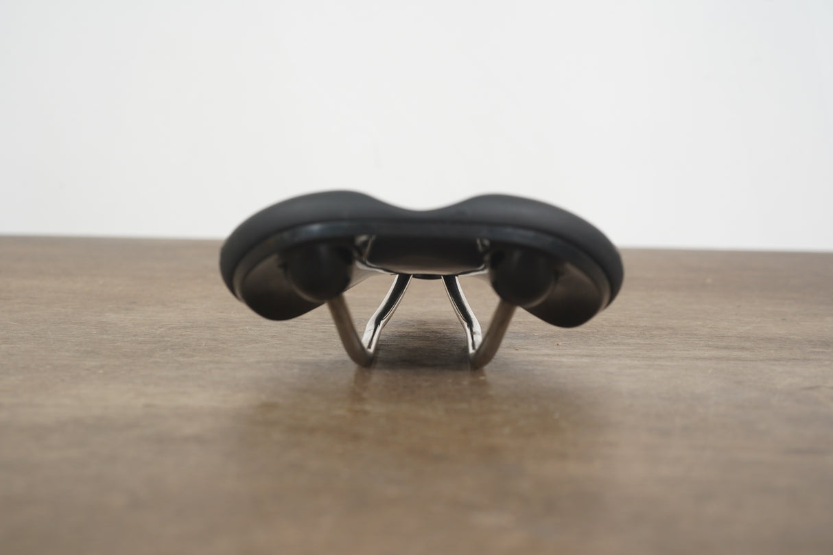 142mm (Shallow) Fabric Scoop Cr-Mo Rail Road Saddle 257g