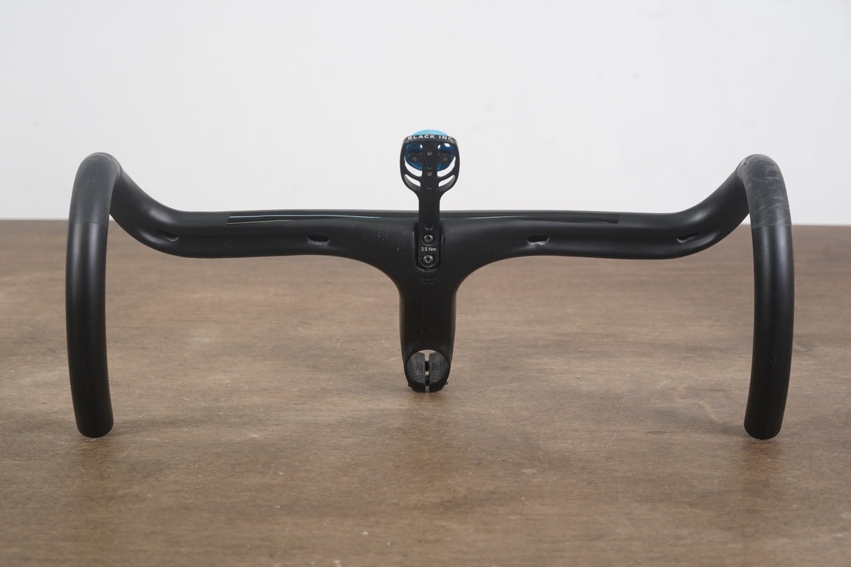 42cm 100mm -6 Degree Black Inc. Carbon Barstem Handlebar + Mount 1 1/8"