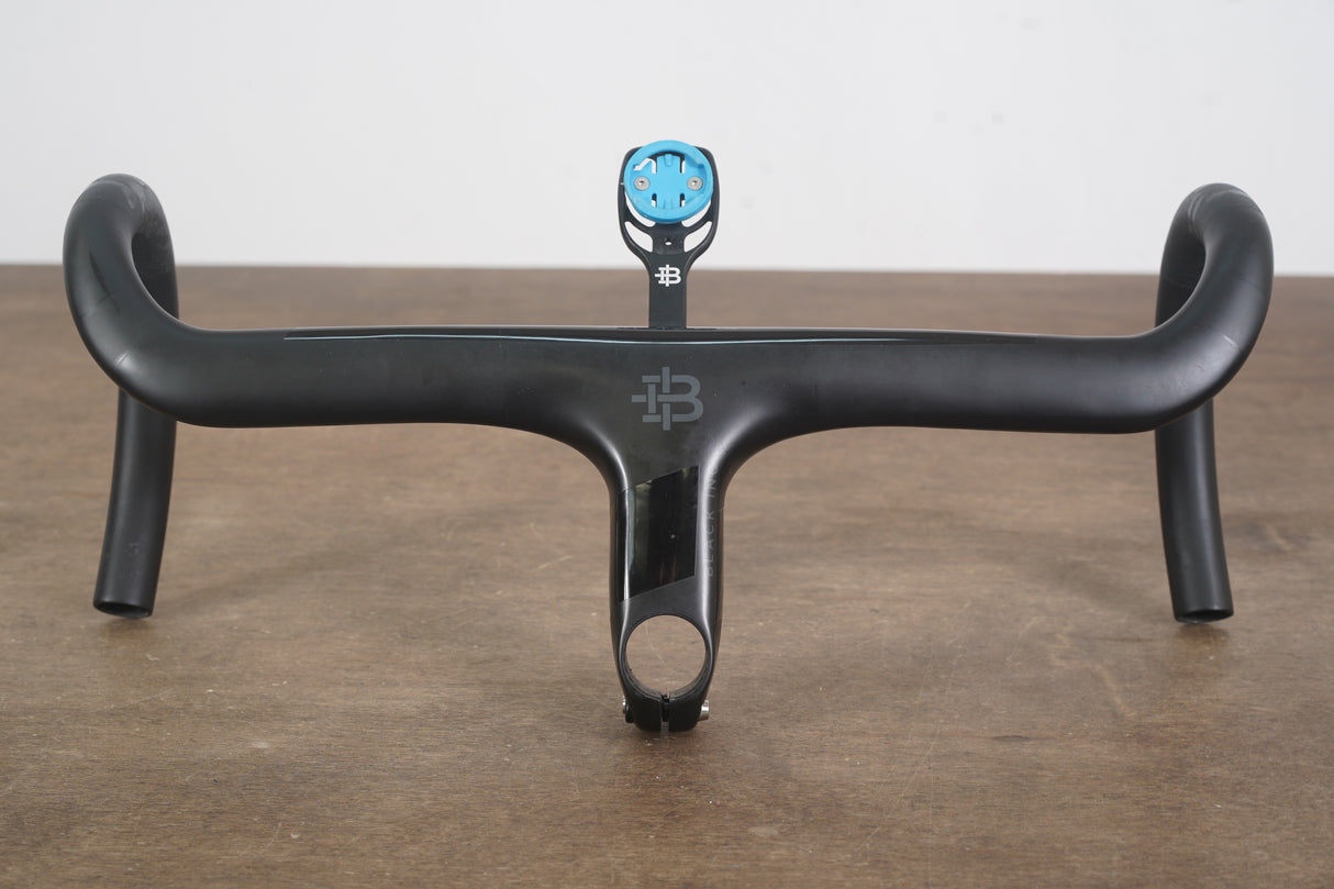 42cm 100mm -6 Degree Black Inc. Carbon Barstem Handlebar + Mount 1 1/8"