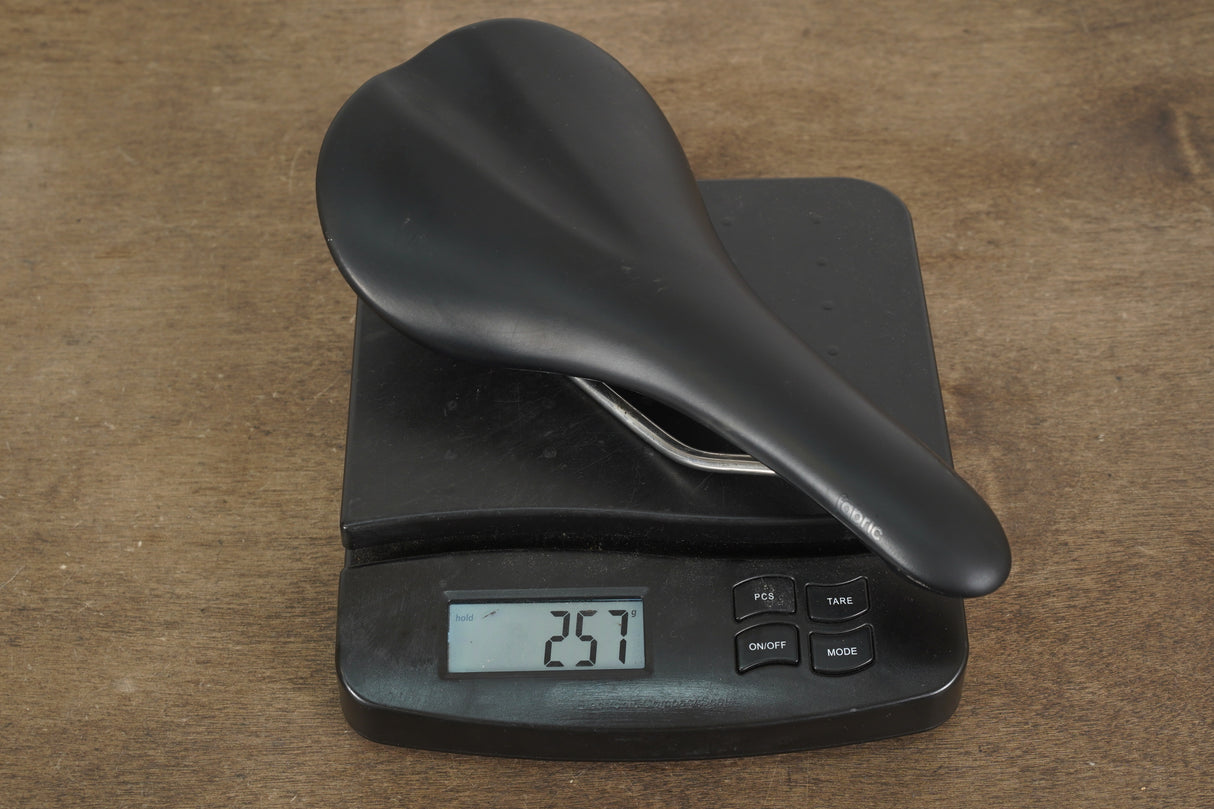 142mm (Shallow) Fabric Scoop Cr-Mo Rail Road Saddle 257g