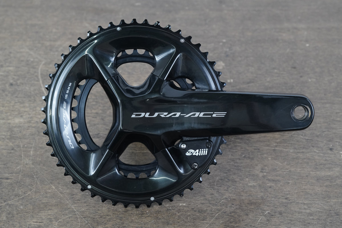 172.5mm 50/34T Dura-Ace FC-R9200 4iiii Dual Sided Power Meter Crankset 706g 9200