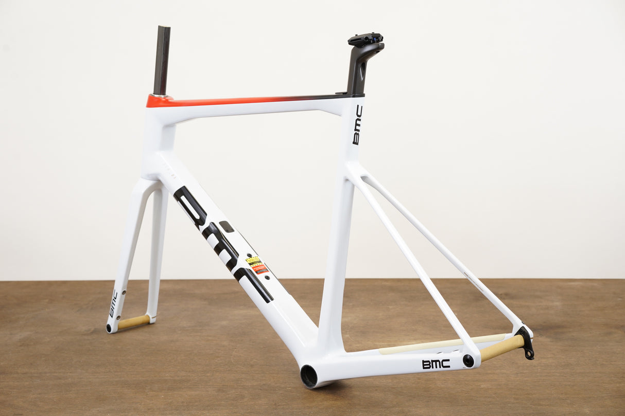 NEW 2022 58cm BMC Teammachine SLR01 Disc Team FRS Frameset WHT-BLK-RED