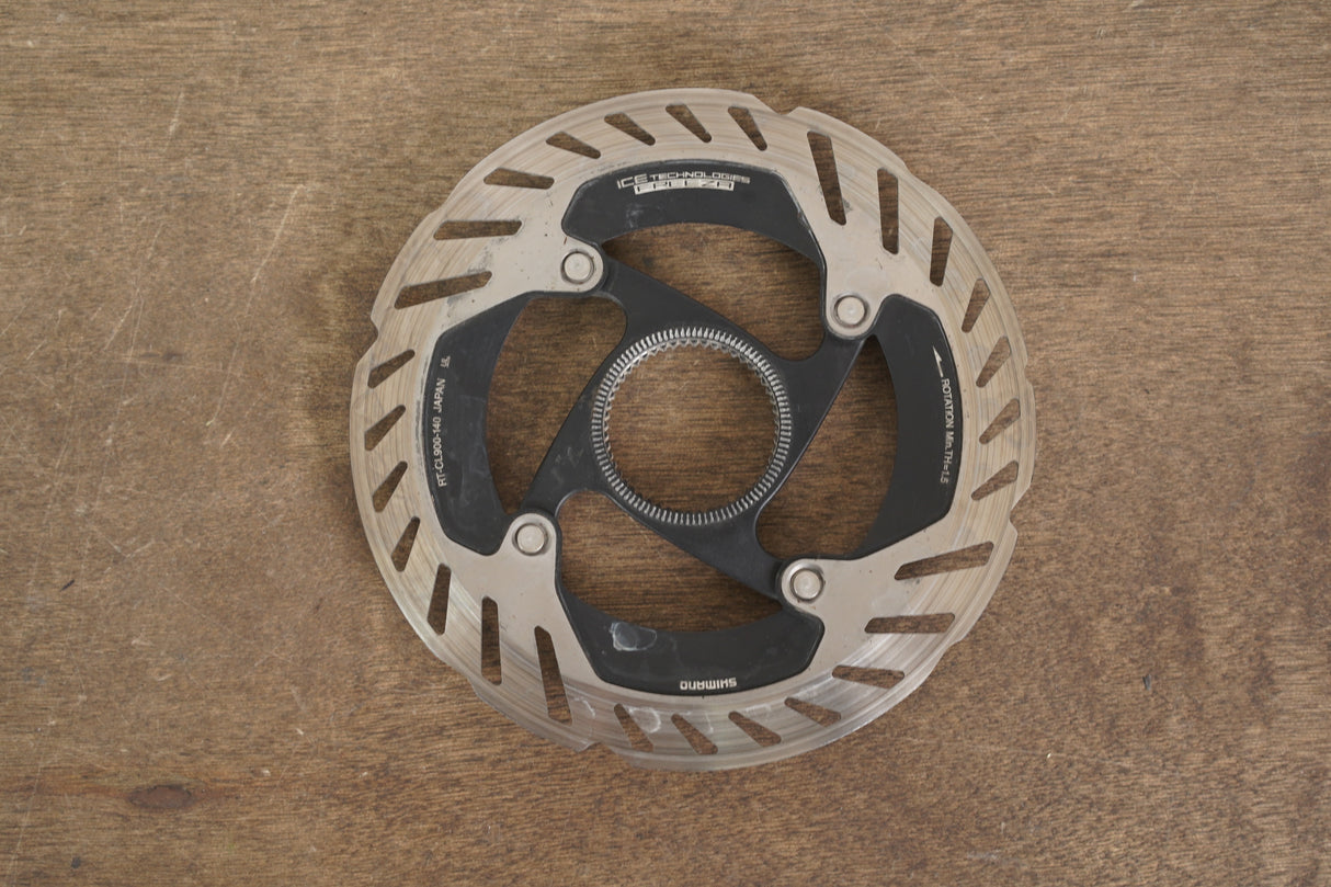 (2) 160mm/140mm Shimano Dura-Ace RT-CL900 Center Lock Disc Brake Rotors CL 900