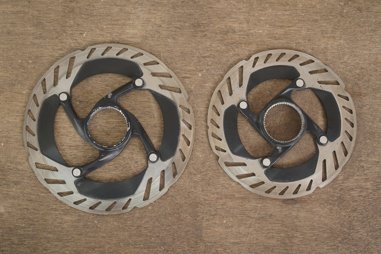 (2) 160mm/140mm Shimano Dura-Ace RT-CL900 Center Lock Disc Brake Rotors CL 900