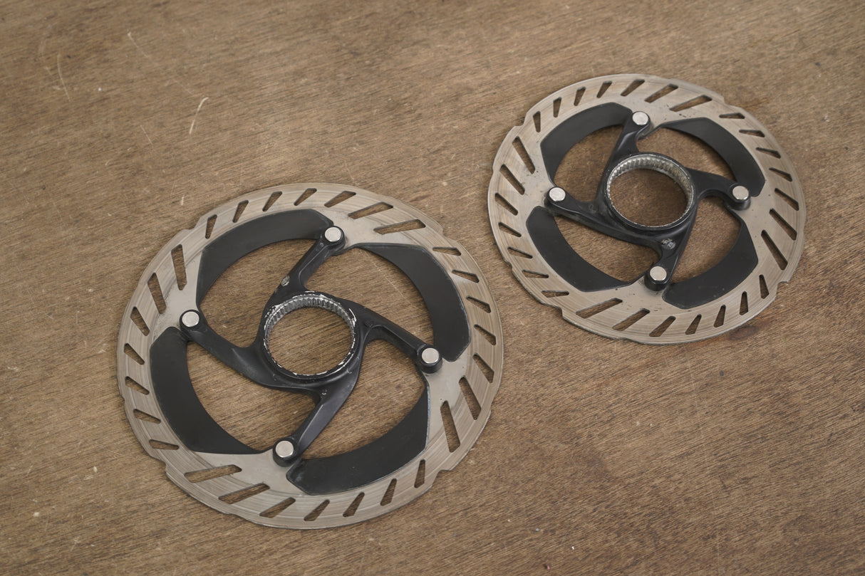 (2) 160mm/140mm Shimano Dura-Ace RT-CL900 Center Lock Disc Brake Rotors CL 900