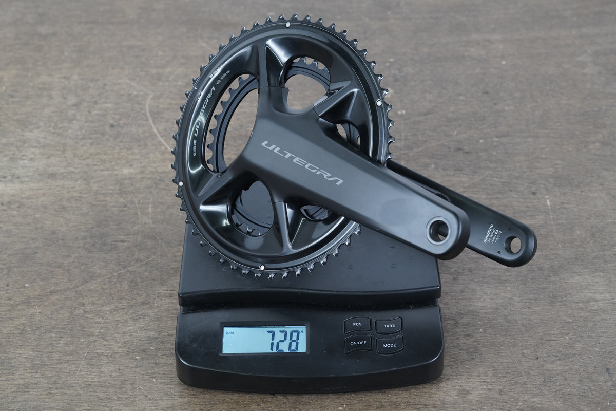172.5mm 52/36T Shimano Ultegra FC-R8100 4iiii Power Meter 12 Speed Crankset 8100
