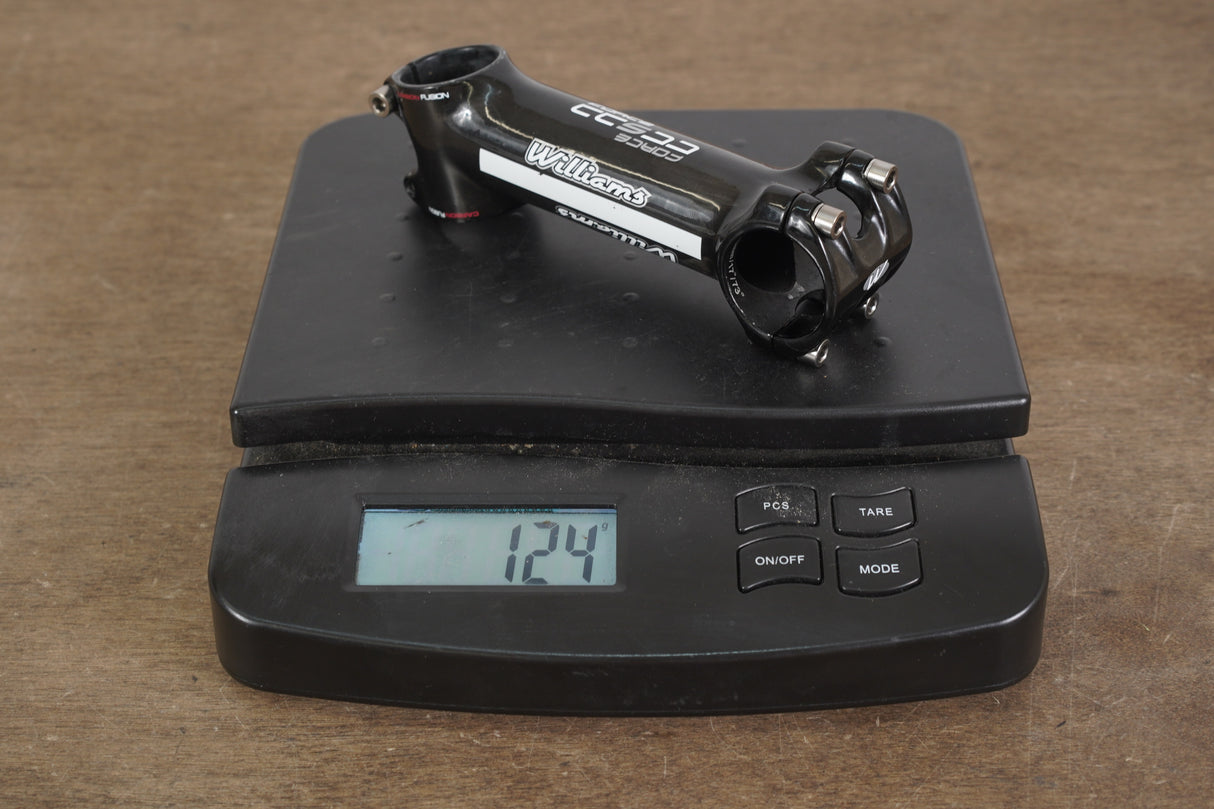 Williams Force CCS 120mm ±17 Degree Carbon Road Stem 124g 1 1/8" 31.8mm