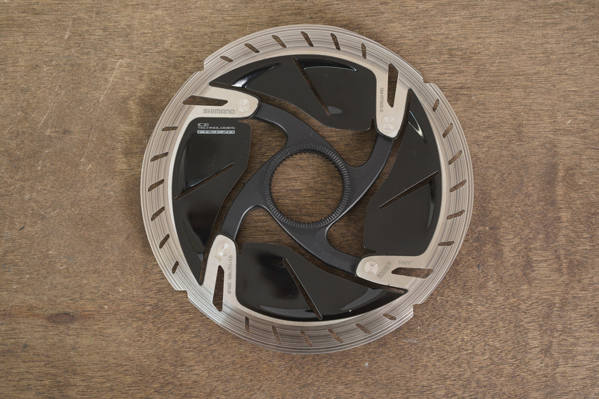 (2) 160mm Shimano Dura-Ace SM-RT900-S Center Lock Disc Brake Rotors