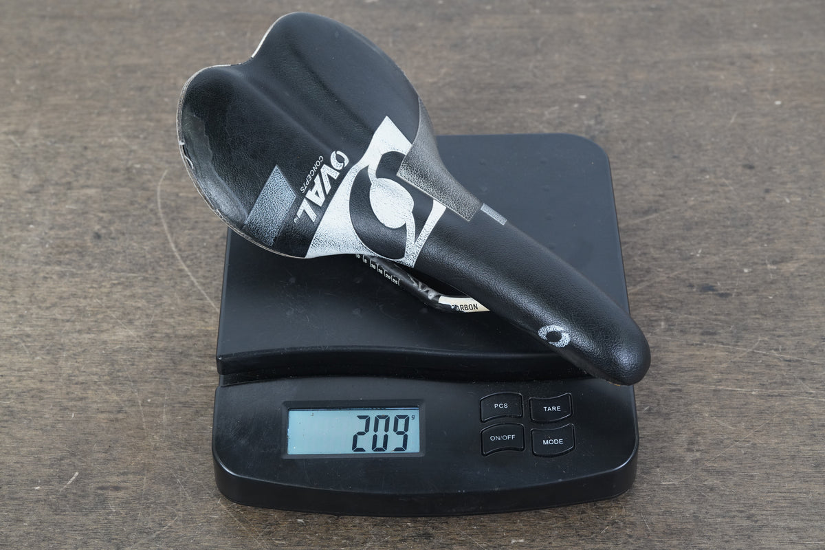 139mm Oval Concepts 900 Carbon Rail Road Saddle 209g