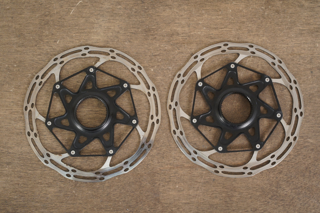 (2) 160mm SRAM CenterLine CLX Center Lock Disc Brake Rotors