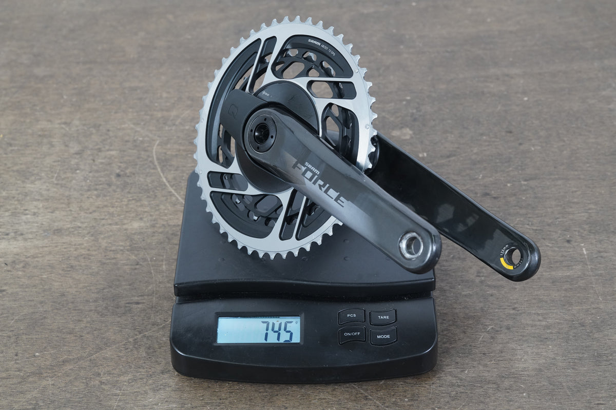 175mm 48/35T DUB SRAM Force AXS D1 11 Quarq Power Meter Speed Road Crankset 745g