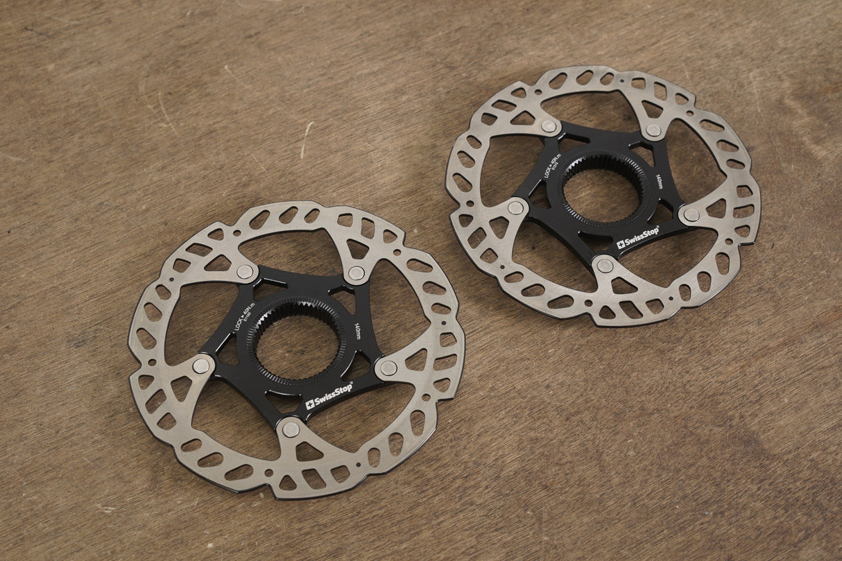 (2) 140mm SwissStop Catalyst Pro Center Lock Disc Brake Rotors