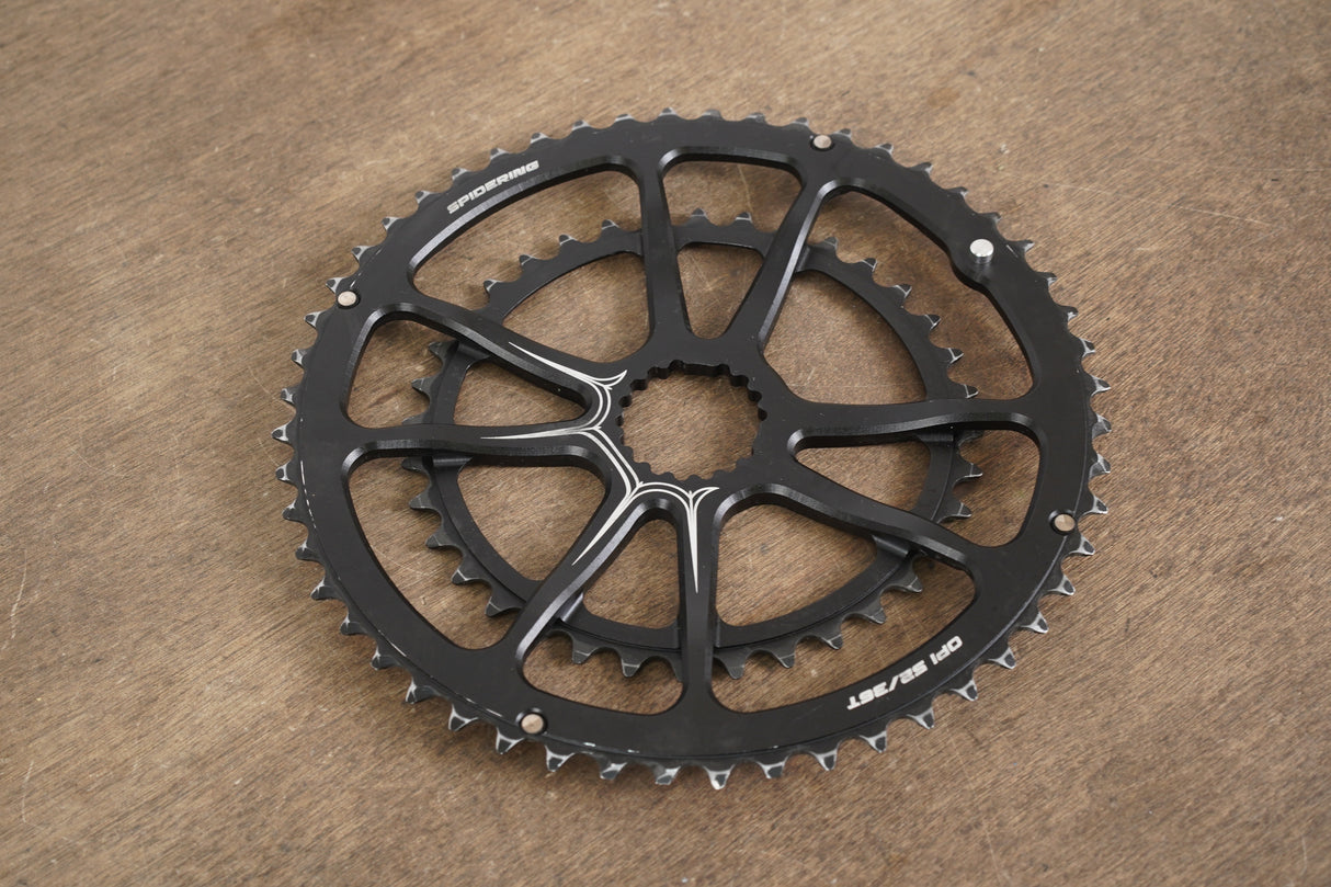 52/36T Cannondale Spidering OPI 8-Arm Chainrings For Cannondale Si Hollowgram