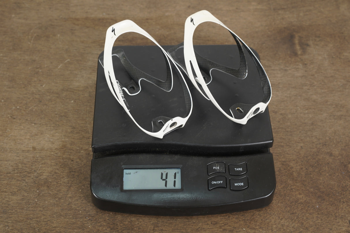 (2) Specialized S-WORKS Rib Cage II Carbon Water Bottle Cages 41g