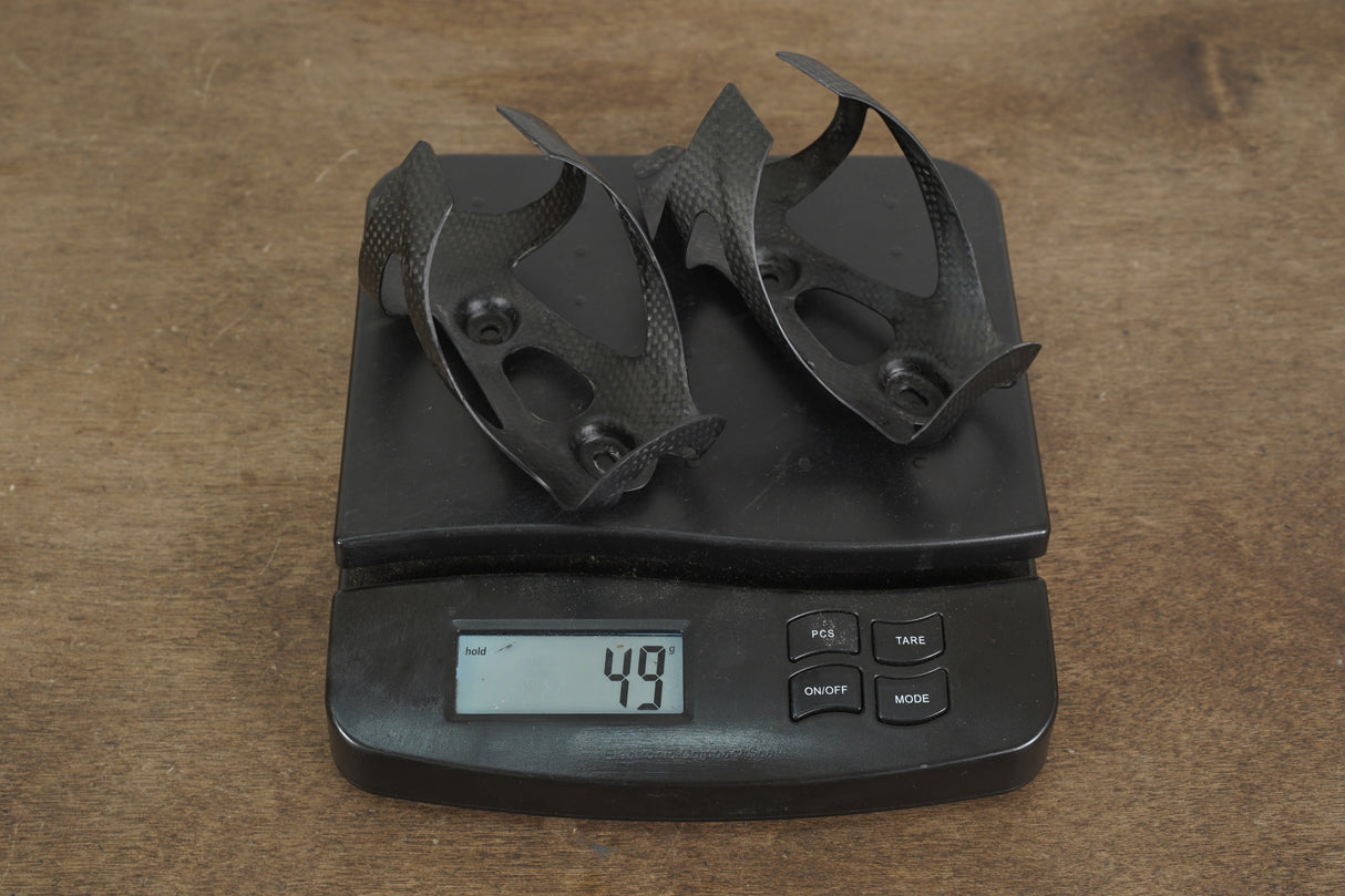 (2) Carbon Water Bottle Cages 49g