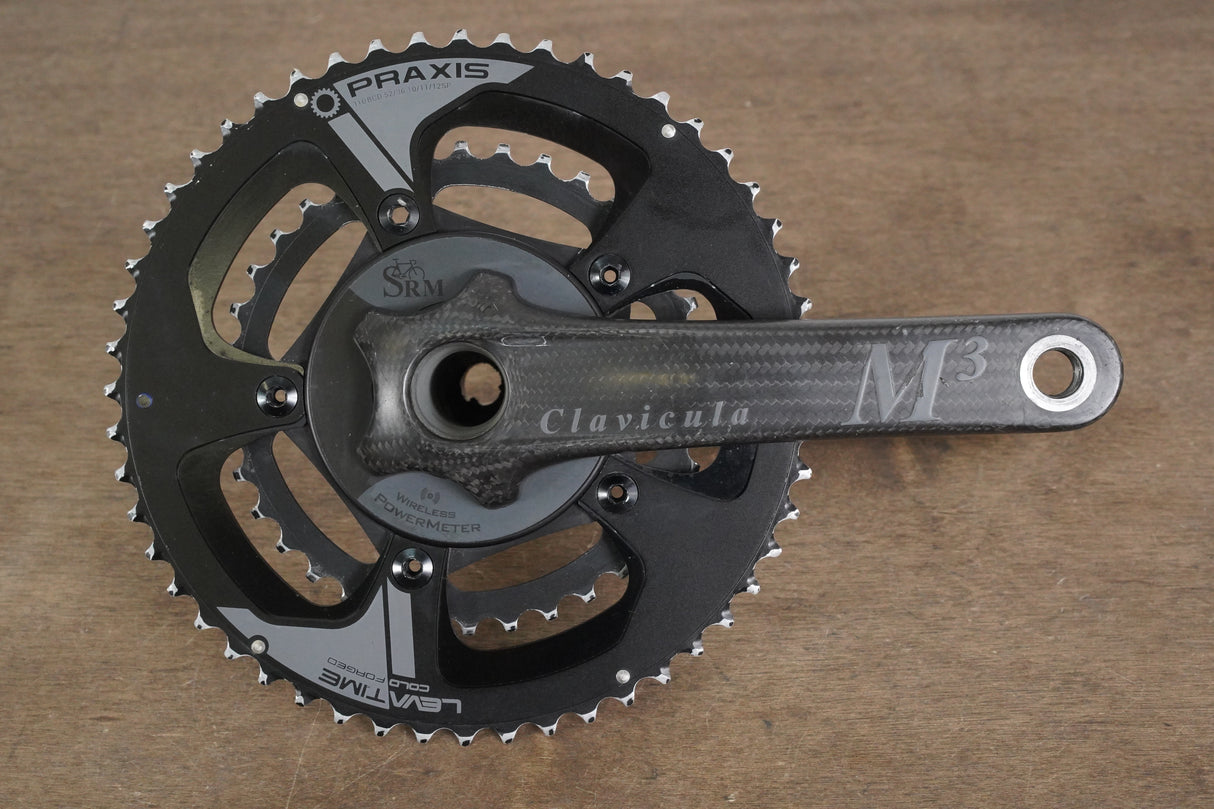 170mm 52/36T BB30 THM Clavicula M3 SRM Power Meter Carbon Crankset