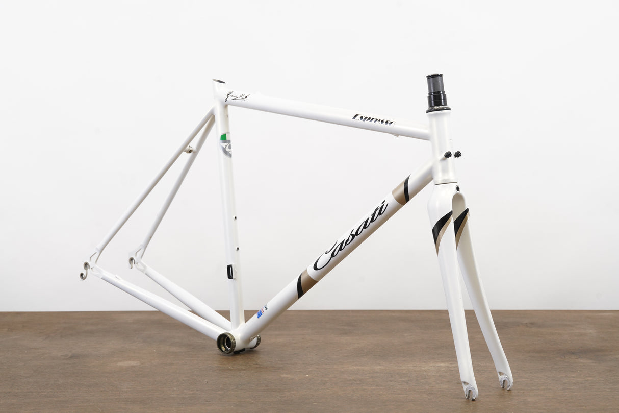 52cm Casati Espresso Steel Rim Brake Road frameset
