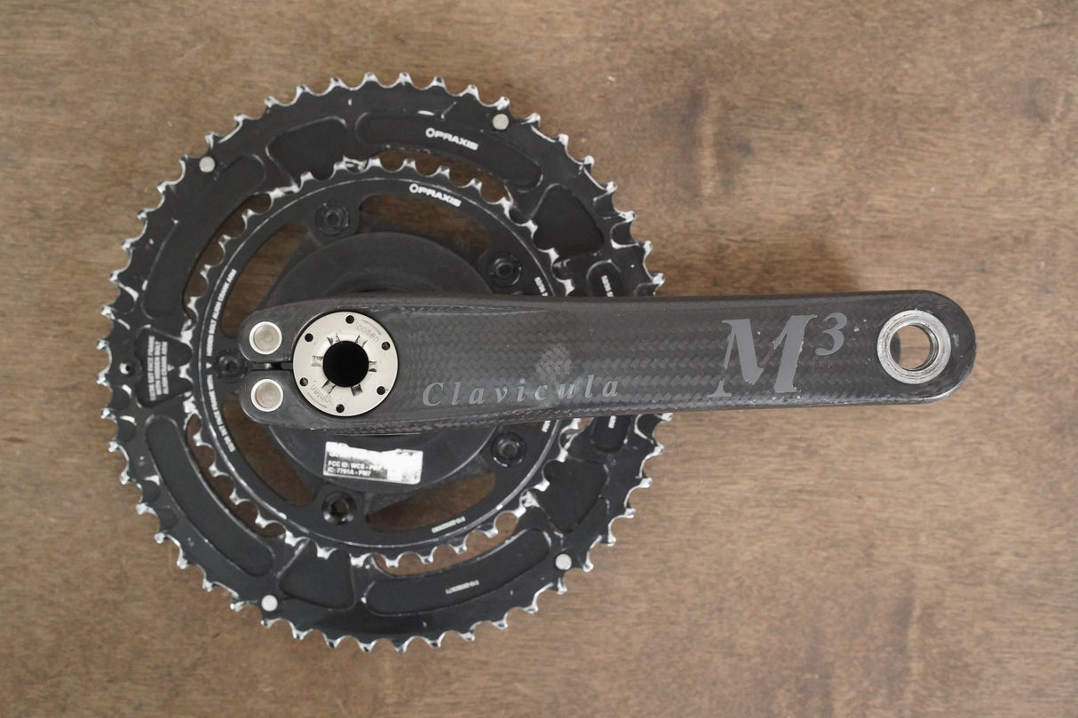 170mm 52/36T BB30 THM Clavicula M3 SRM Power Meter Carbon Crankset