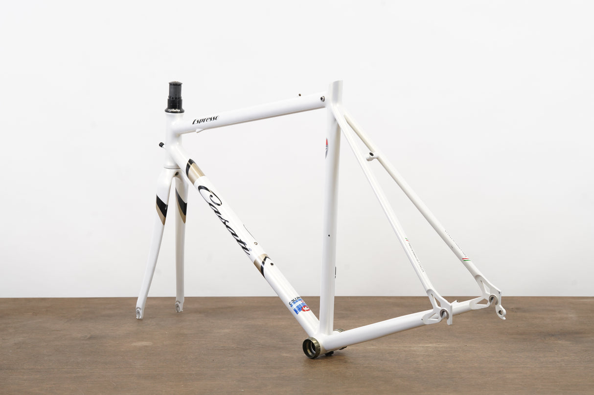52cm Casati Espresso Steel Rim Brake Road frameset