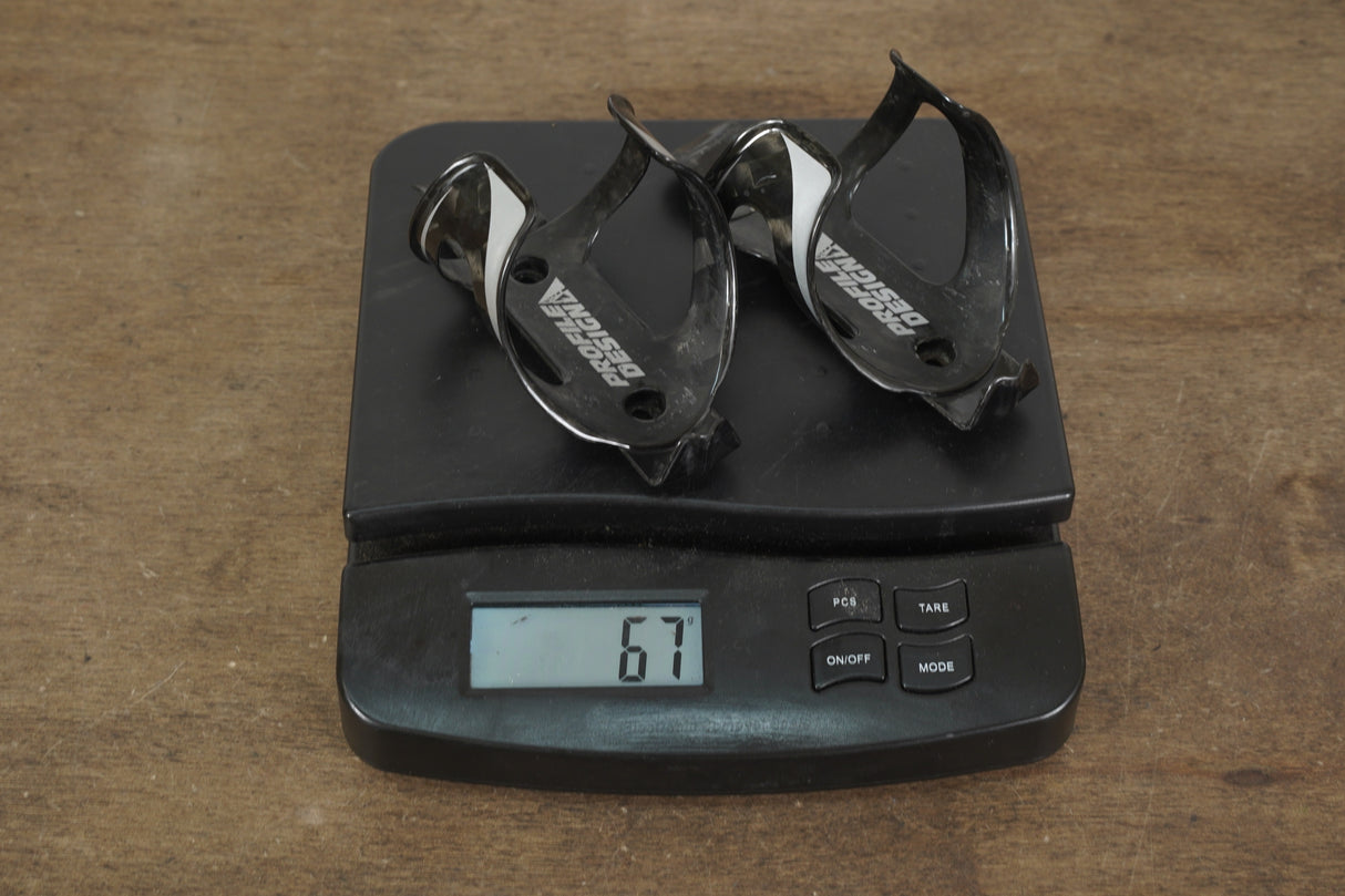 (2) Profile Design Axis Carbon Water Bottle Cages 67g