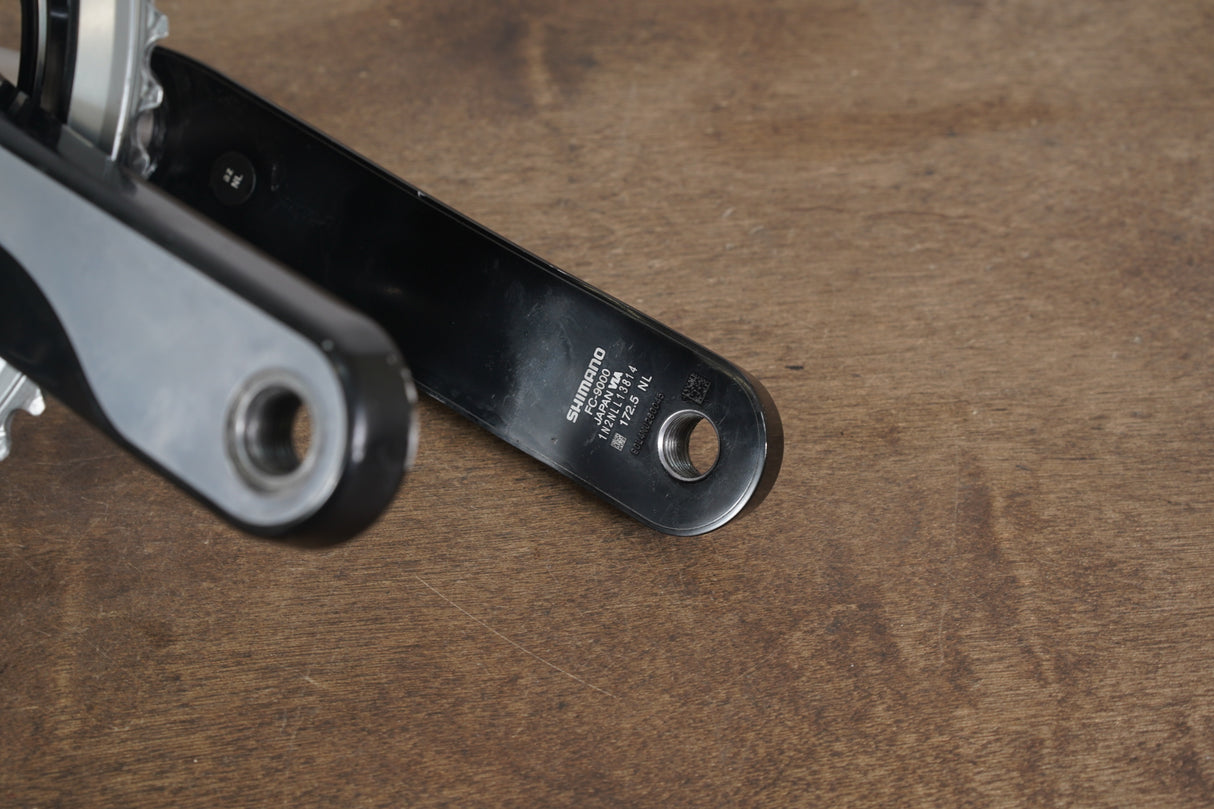 172.5mm 52/36T Shimano Dura-Ace FC-9000 11 Speed Crankset