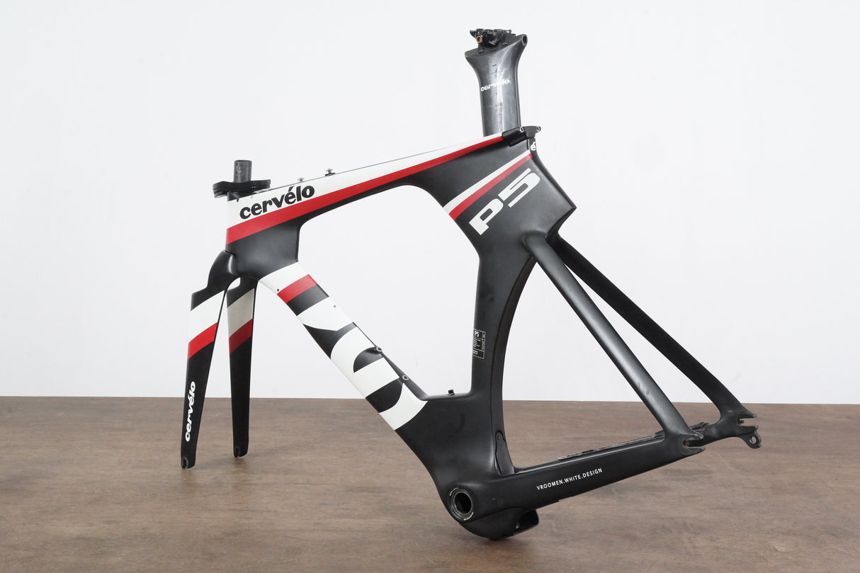*Damaged* 51cm Cervelo P5 TT Triathlon Carbon Rim Brake Frameset
