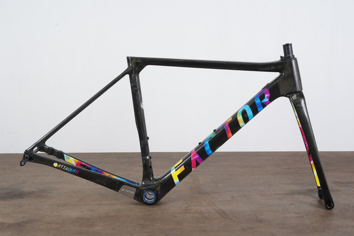 49cm Factor O2 VAM Attaquer Carbon Disc Brake Road Frameset