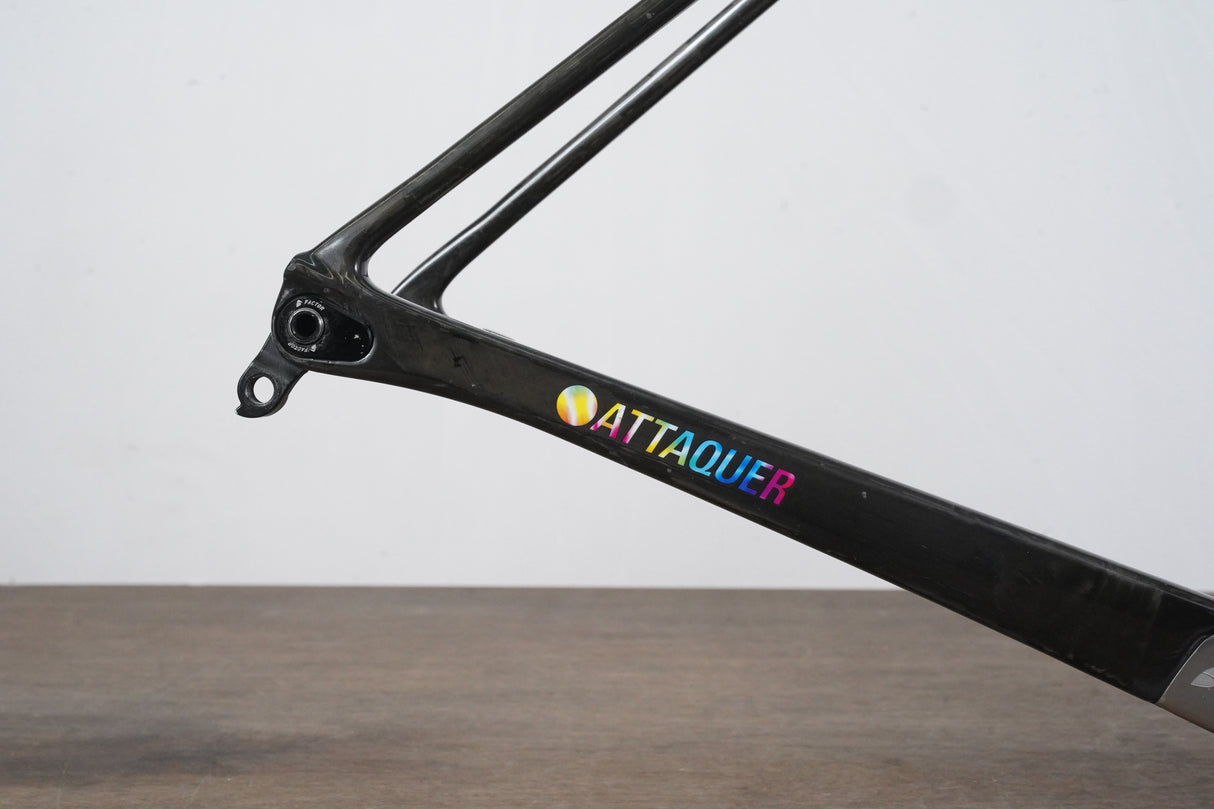 49cm Factor O2 VAM Attaquer Carbon Disc Brake Road Frameset