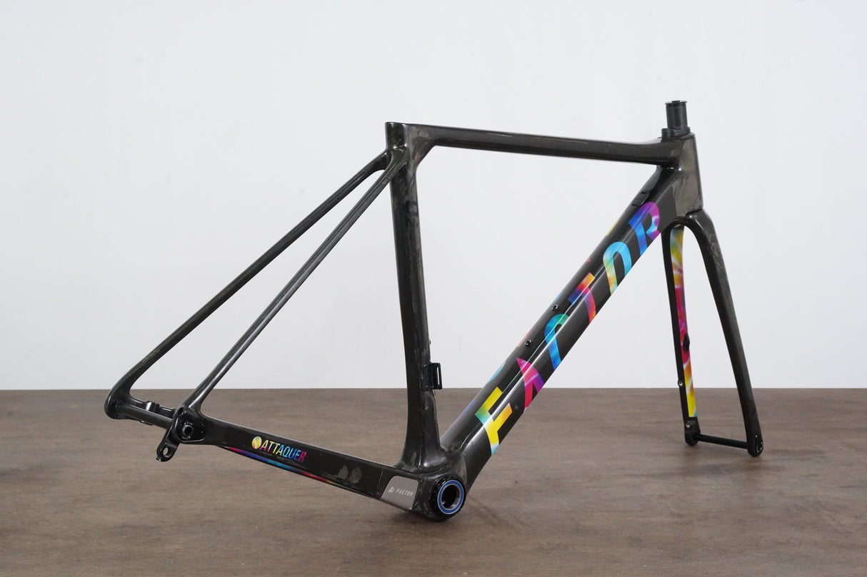 49cm Factor O2 VAM Attaquer Carbon Disc Brake Road Frameset