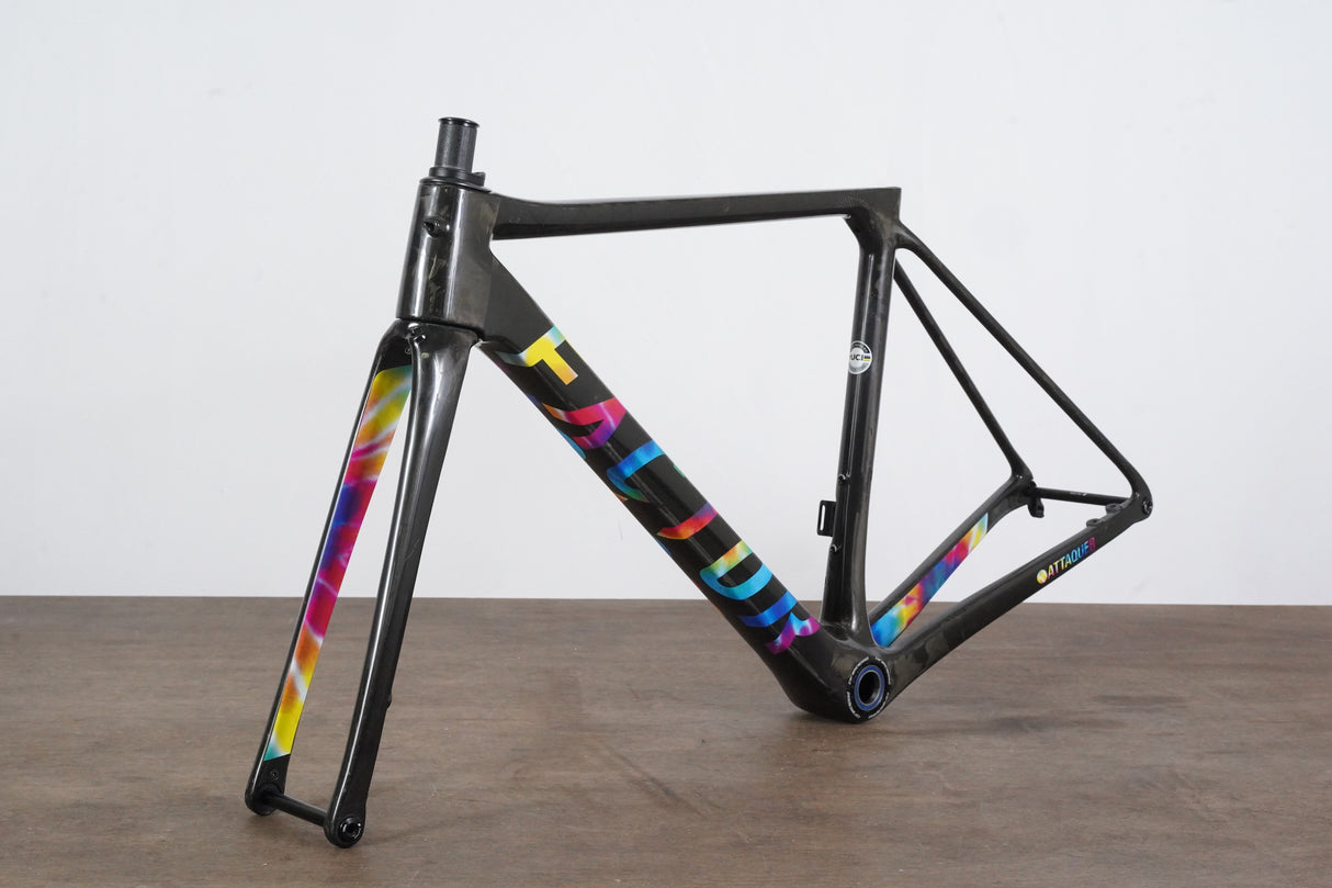49cm Factor O2 VAM Attaquer Carbon Disc Brake Road Frameset