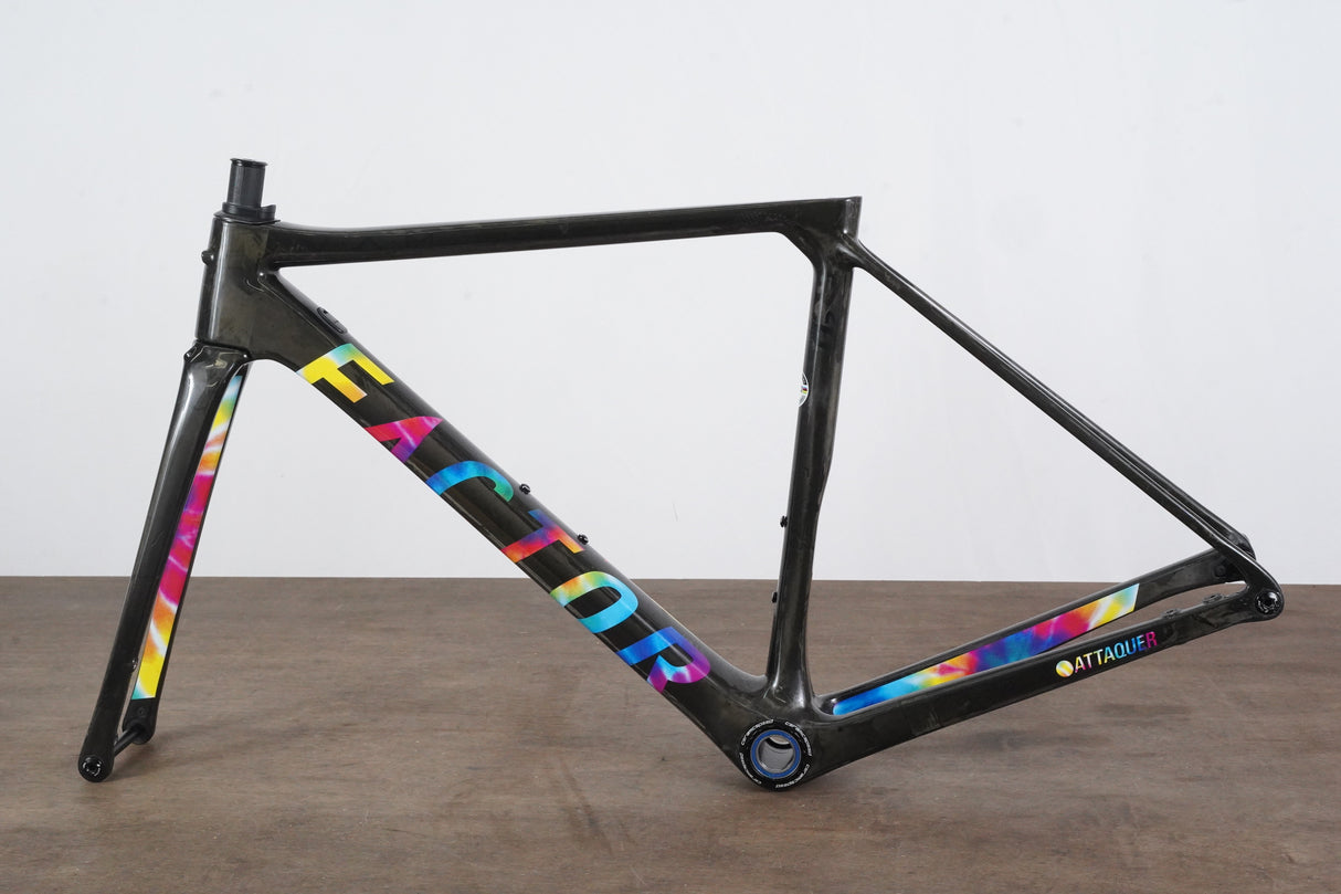 49cm Factor O2 VAM Attaquer Carbon Disc Brake Road Frameset