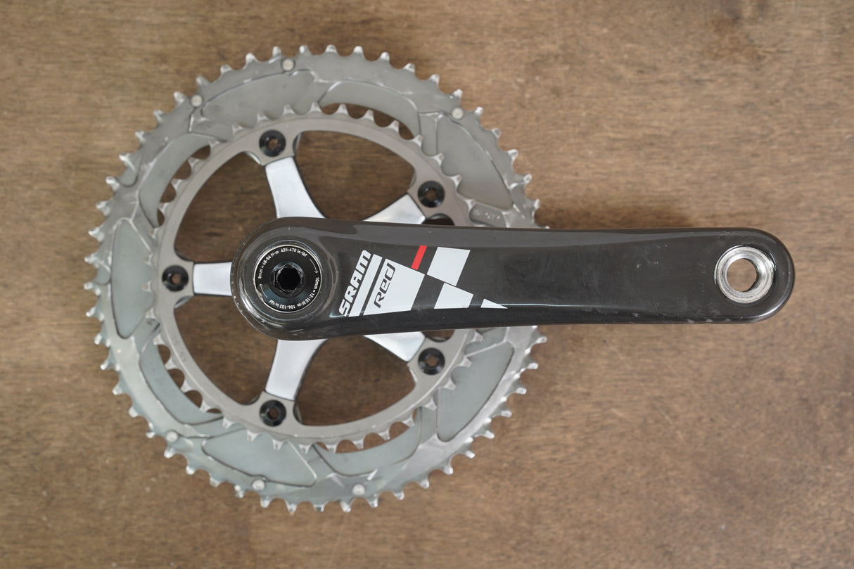 172.5mm 53/39T GXP SRAM Red Carbon Road Crankset