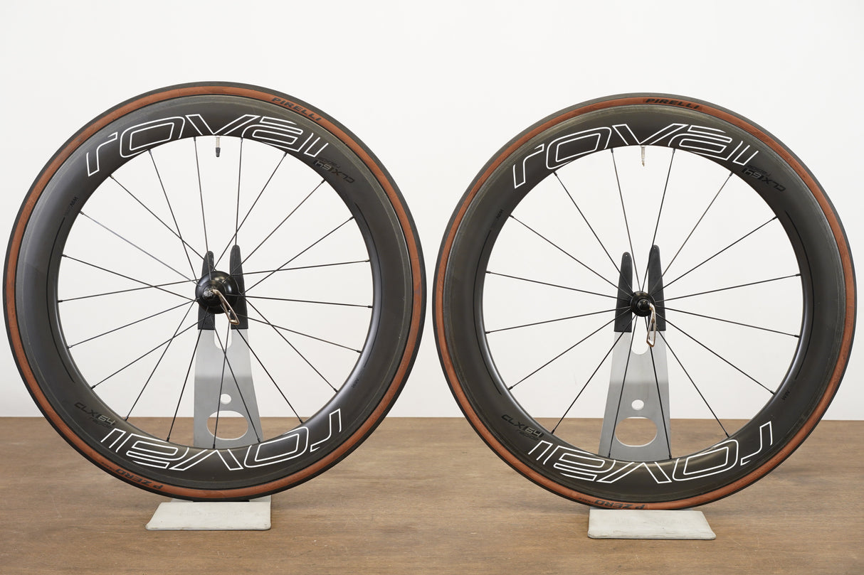 Roval CLX 64 Carbon Tubeless Clincher Rim Brake Wheelset Shimano/SRAM 11 Speed