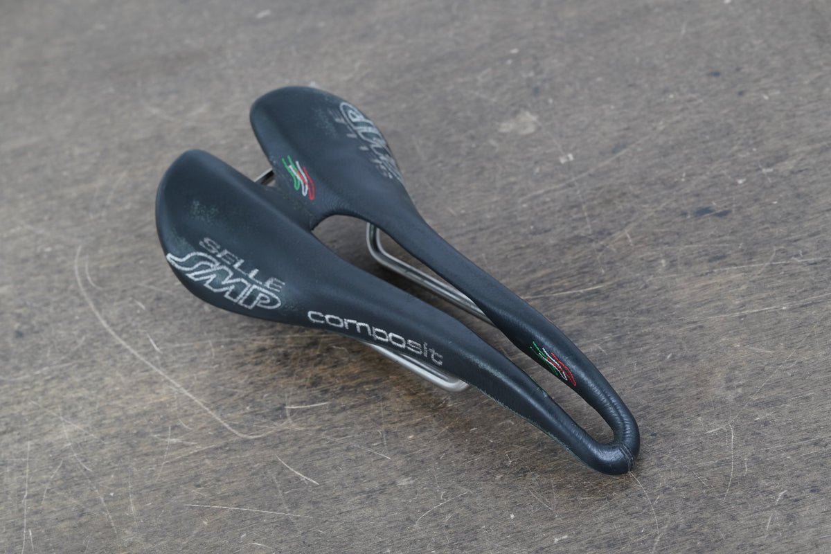 129mm Selle SMP Composit Stainless Steel Rail Road Saddle 212g