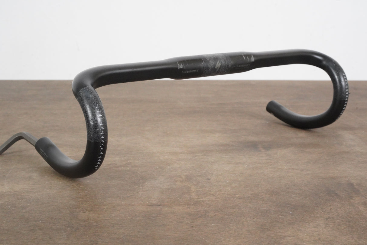 44cm Specialized S-WORKS Shallow Bend Carbon Compact Road Handlebar 31.8mm