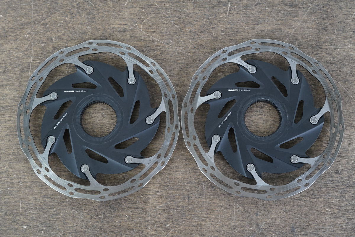 (2) 160mm SRAM Centerline XR Center Lock Disc Brake Rotors