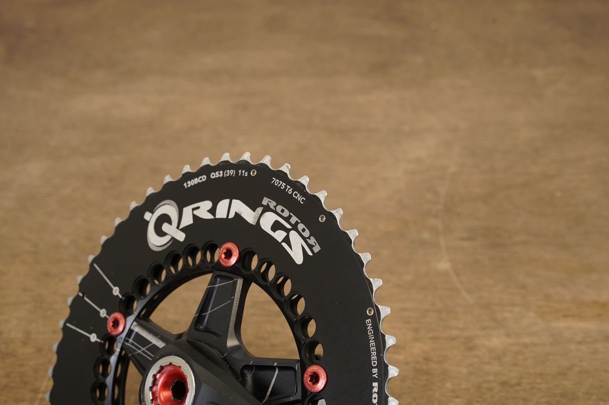 172.5mm 53/39T Rotor 3D+ QRings Road Crankset