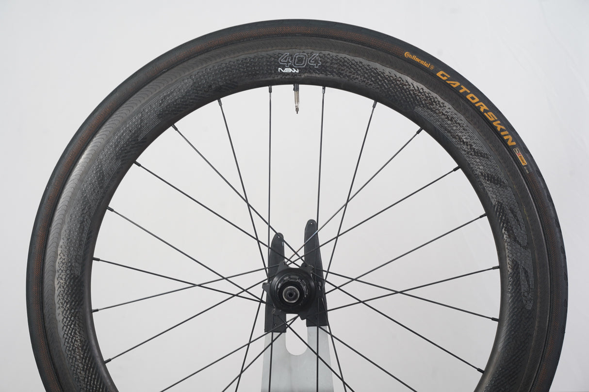Zipp 404 NSW Cognition Carbon Tubeless Rim Brake Wheelset Shimano/SRAM 11 Speed