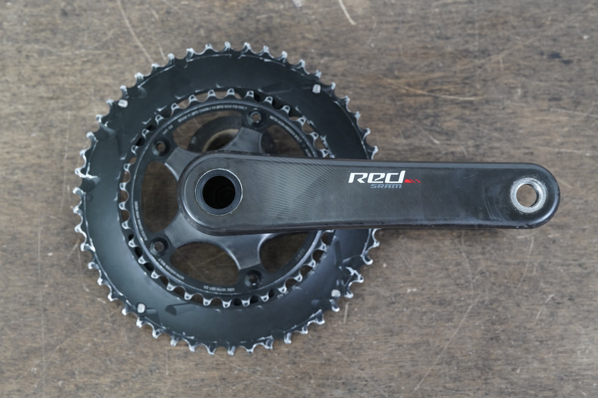 172.5mm 50/34T BB30 SRAM Red 22 Carbon Road Crankset 523g